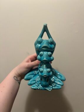 Frog Meditation Decoration